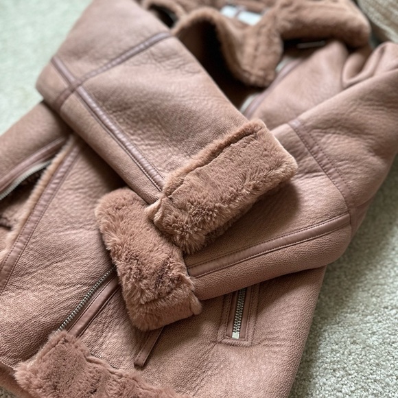 BCBGenration Sherpa jacket PINK - Picture 4 of 6